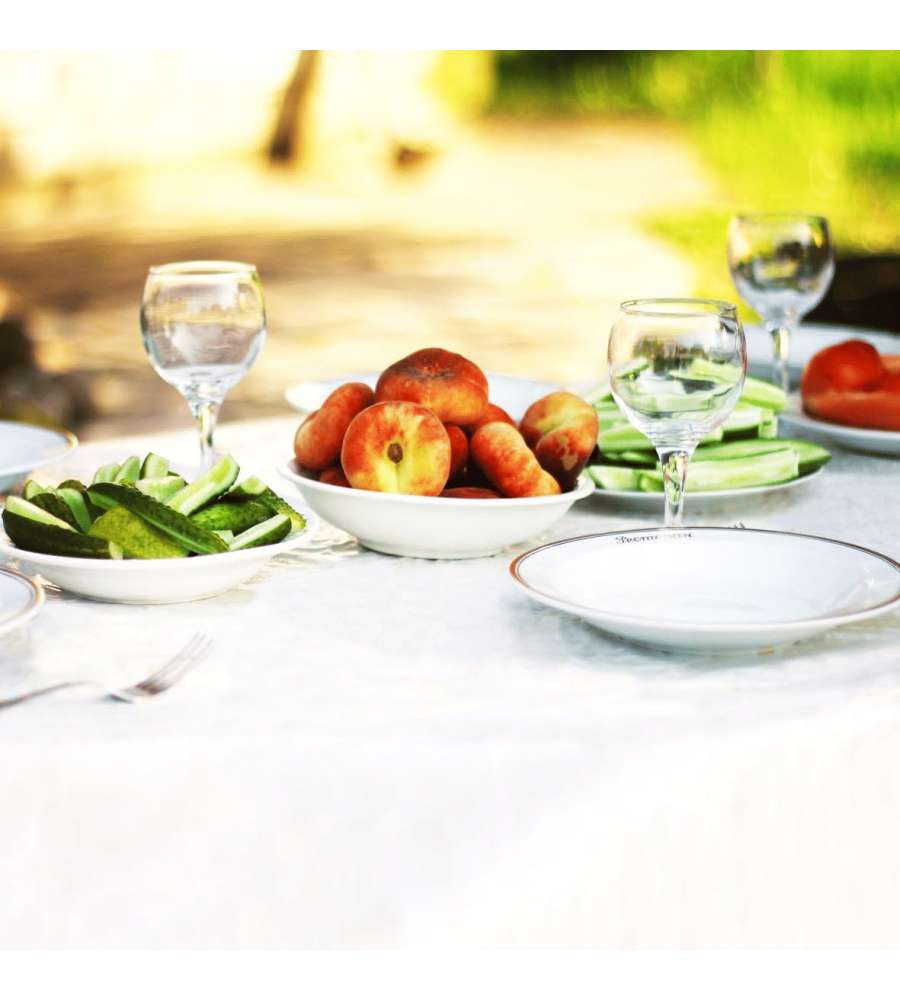 Tovagliato cerato bianco 140 cm x 20 m rotolo impermeabile