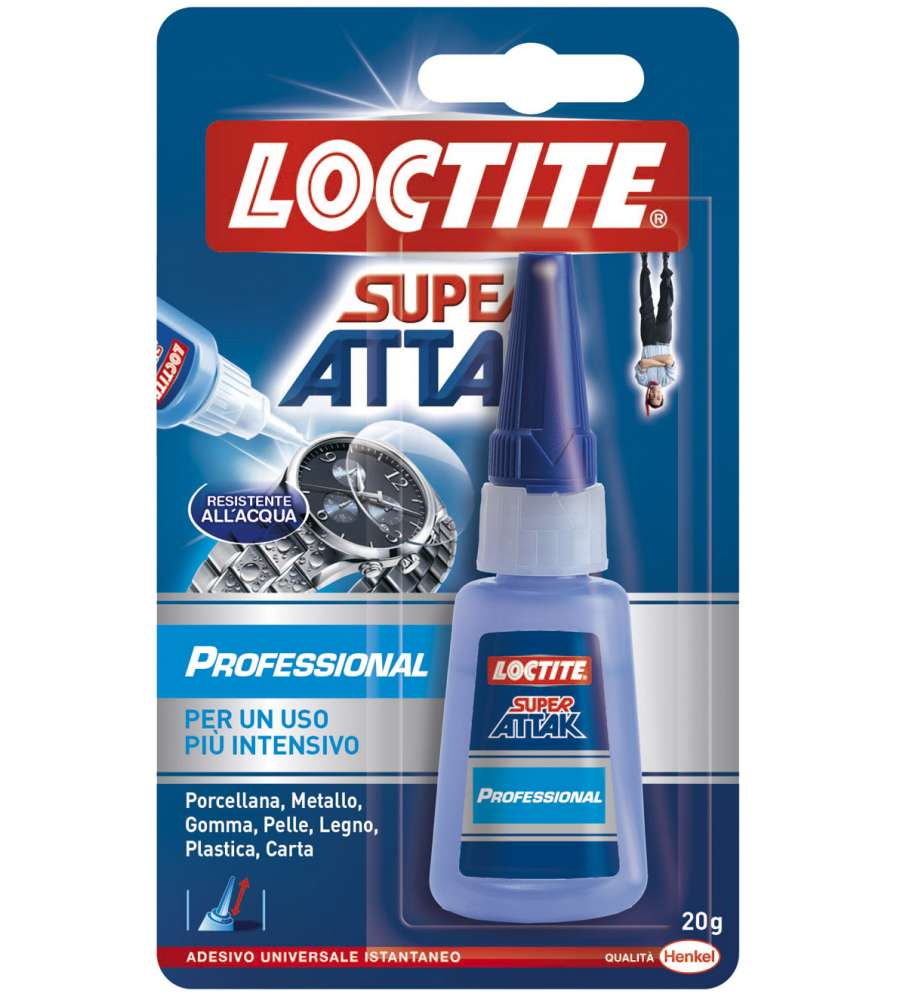 Adesivo Istantaneo LOCTITE SUPER ATTAK, con Beccuccio di