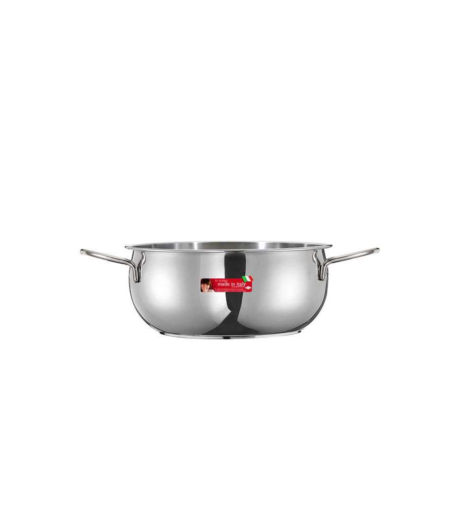 Casseruola Inox 2 Manici Cm 26 River Inoxriv