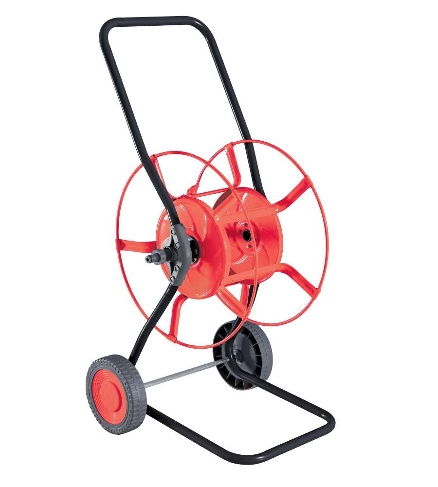 Valex Avvolgitubo da Giardino MT65 in Acciaio - Capacit� 65m di Tubo