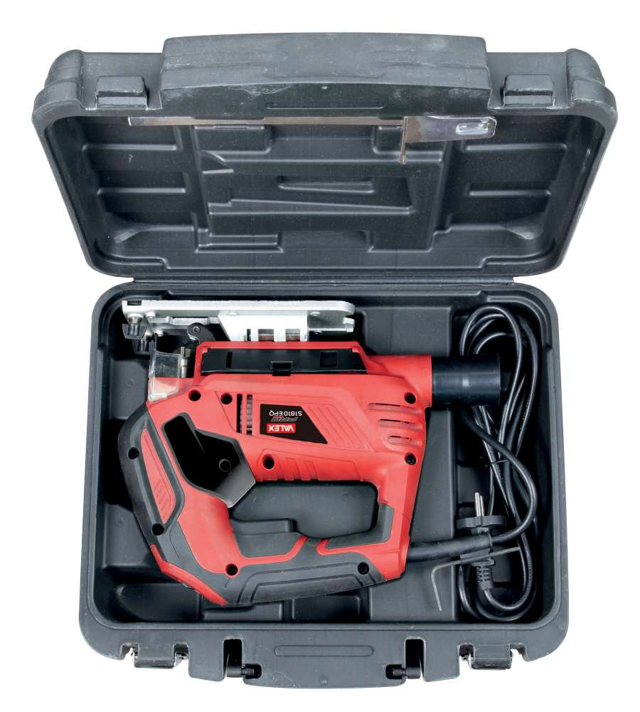 Valex Seghetto Alternativo 810W Rosso con Guida Laterale e Lama Inclusa