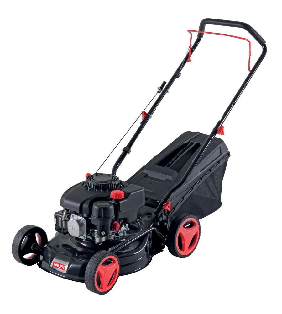 Valex Tagliaerba a Scoppio 41cm 132cc 3,35HP Rosso con Cesto 45L
