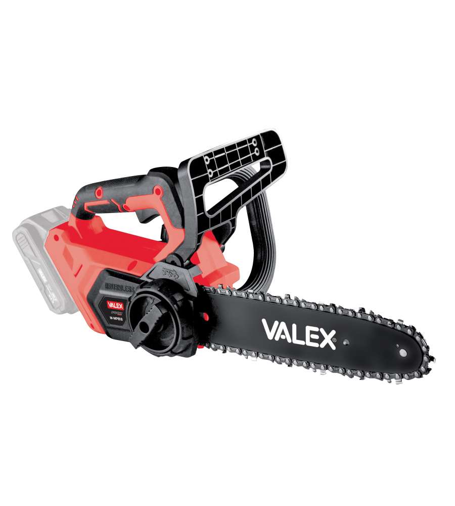 Valex Motosega Potatura Batteria Litio 18V 31 cm Impugnatura Morbida
