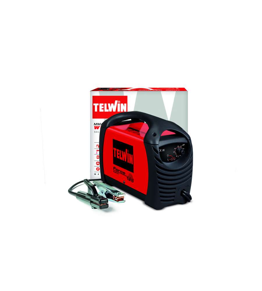 Saldatrice inverter ad elettrodo MMA Force 125 con valigetta