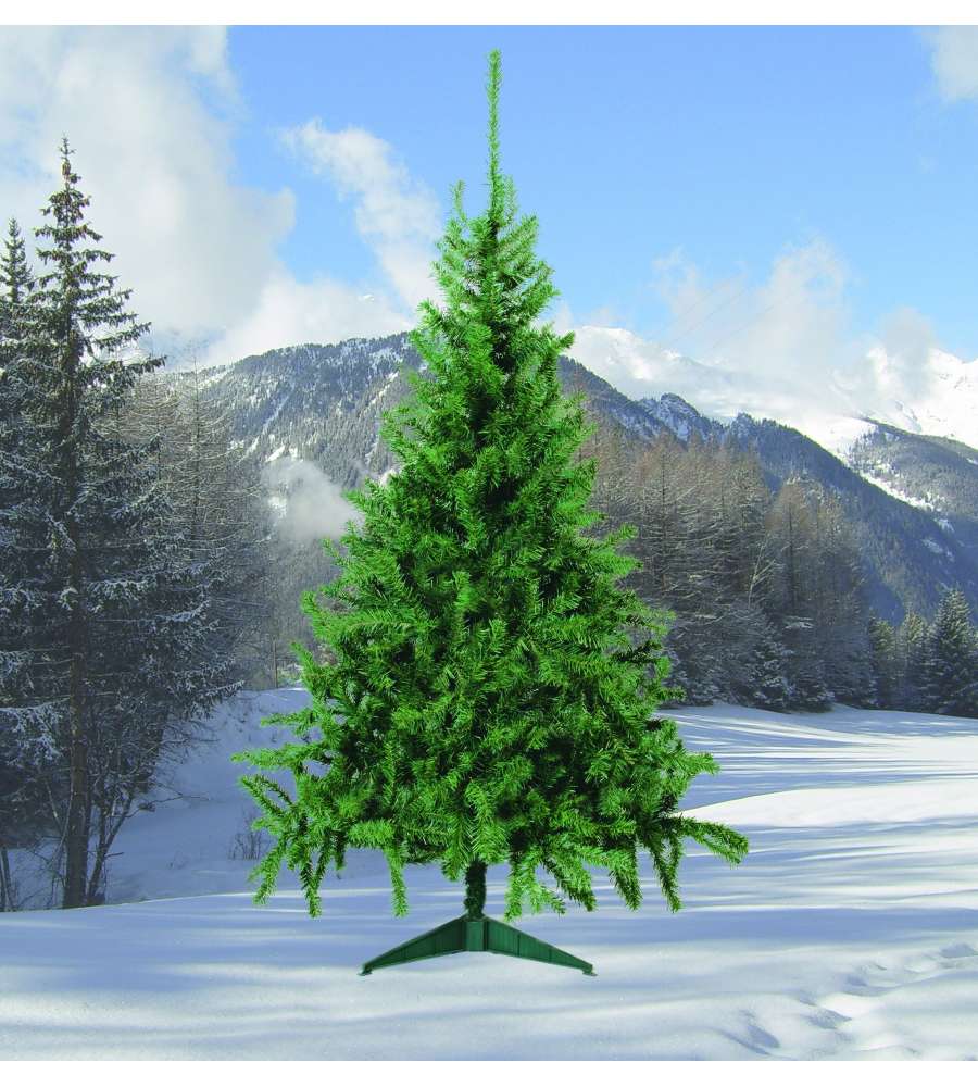 Albero di Natale Canadian - Verde - 150 cm - 350 Rami