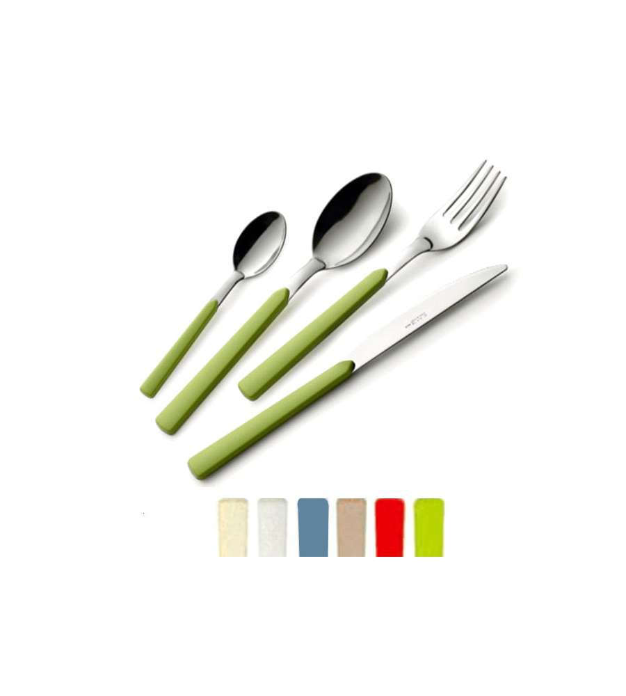 Posate Acciaio Bianco Pz24 Fast Eme