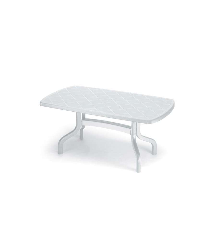Tavolo resina ribalto bianco 160 x 90 cm