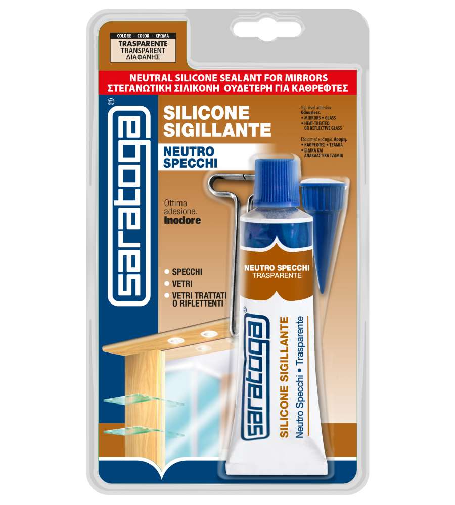 Silicone Sigillante Neutro Specchi Trasparente 60 Ml