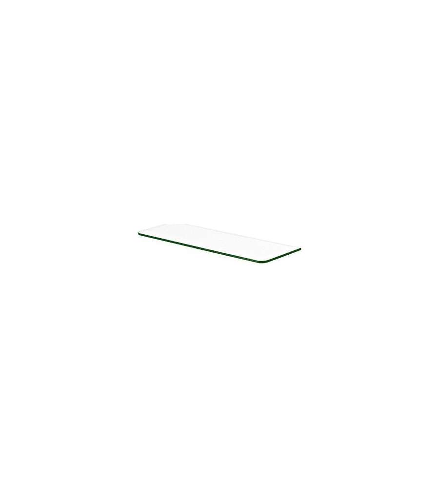 Pircher Mensola in Vetro Satinato Rettangolare 400x120 mm Moderna