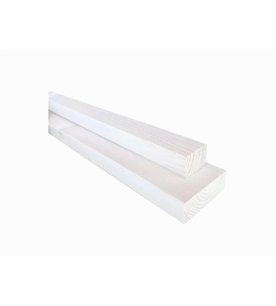 Pircher Listello Piallato Bianco 20x30x1000 mm per Fai-da-te