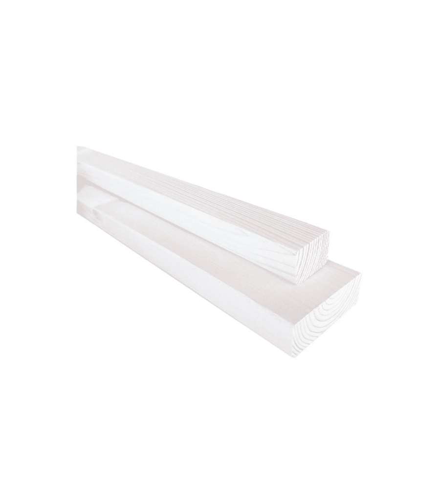 Abete - Listello Piallato 4 Lati Bianco 30x30x2000 mm Certificato PEFC