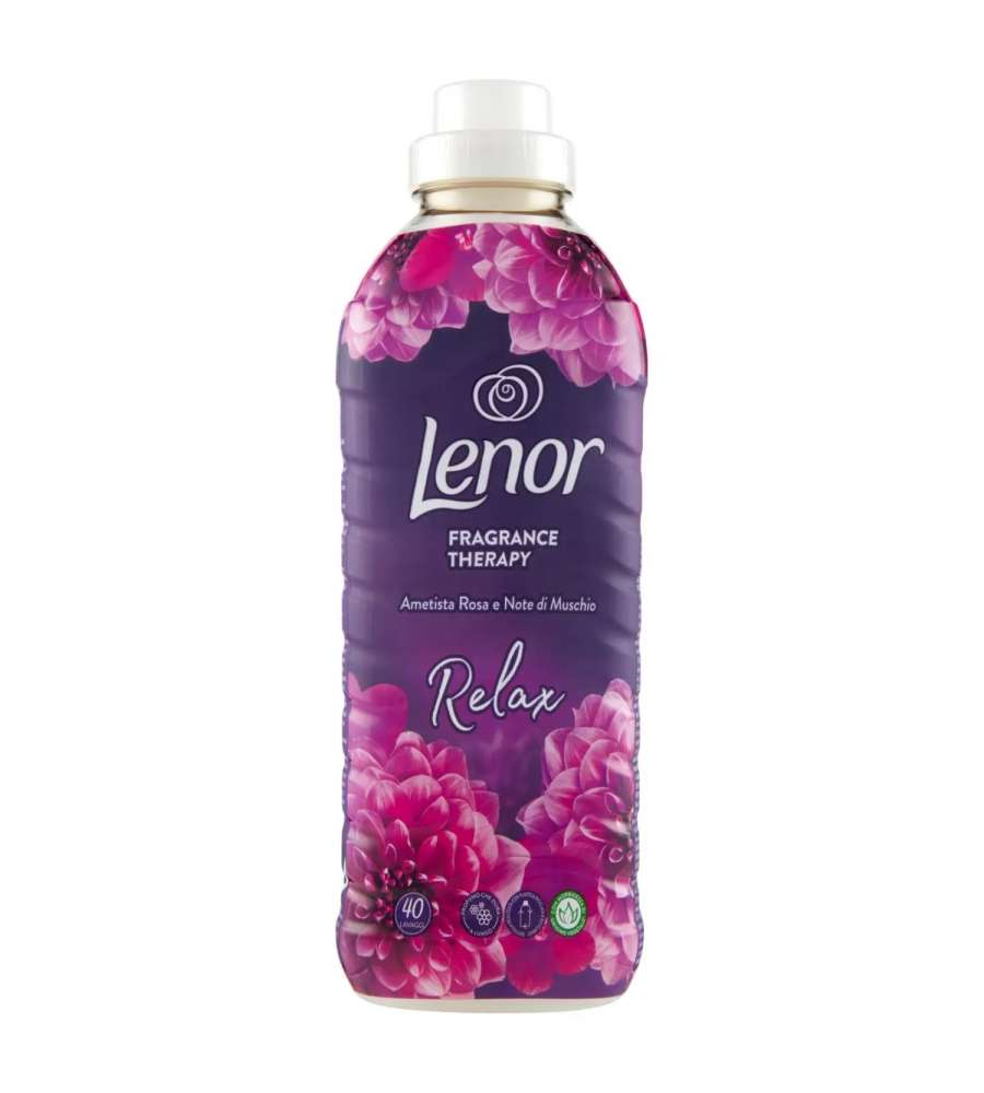 Lenor Ammorbidente Lavatrice Concentrato, Ametista Rosa e Note di Muschio, 40 Lavaggi 840 ml