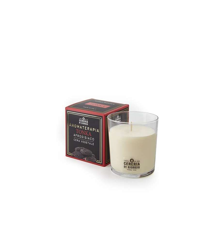 CERERIA DI GIORGIO Candela Profumata Cera Vegetale Avorio 8,9x8,4 cm Tonka