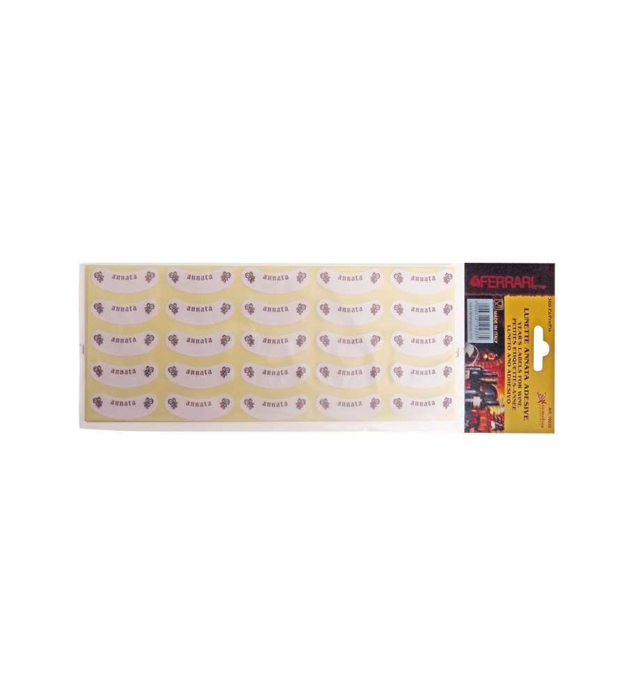 Lunette annata adesive per vino