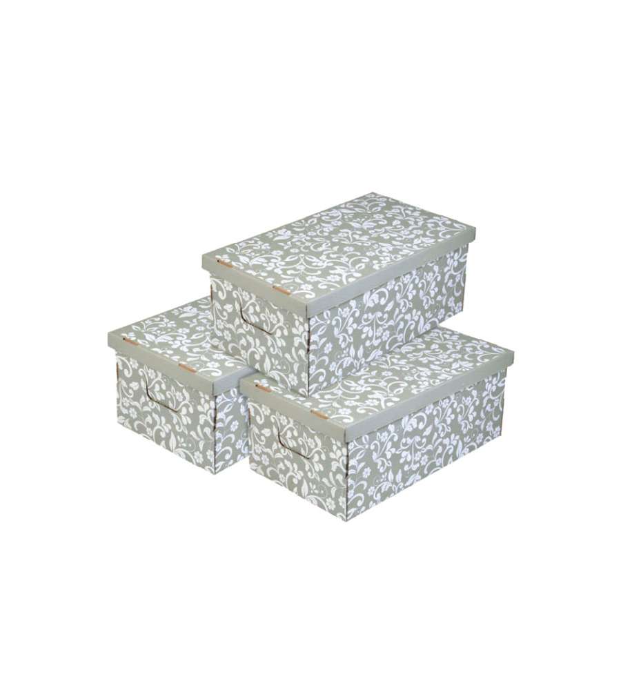 Scatola Componibile Fiori Pz3 29X51 H 21 Lavatelli