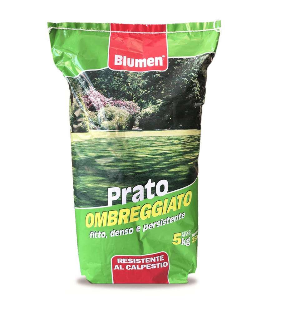 Blumen Semi Prato Ombreggiato - Copertura 250 mq Tappeto Erboso Resistente