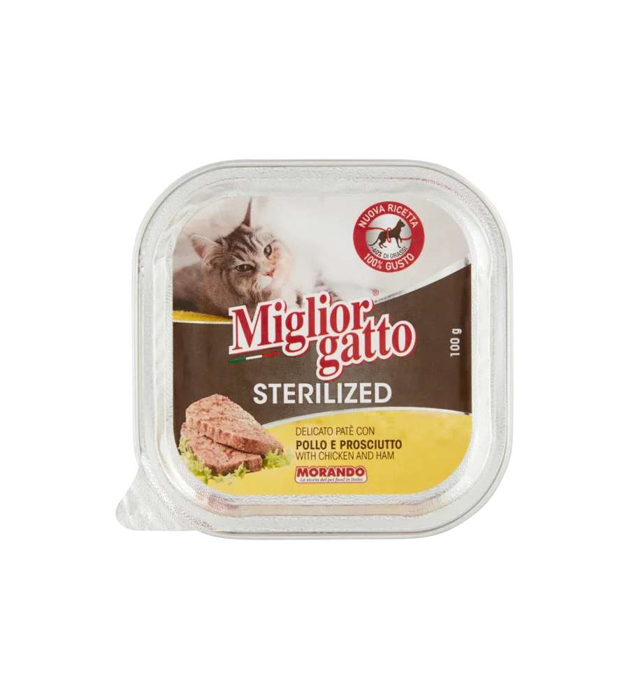 Sterilized Pat di Pollo E Prosciutto Gr. 100