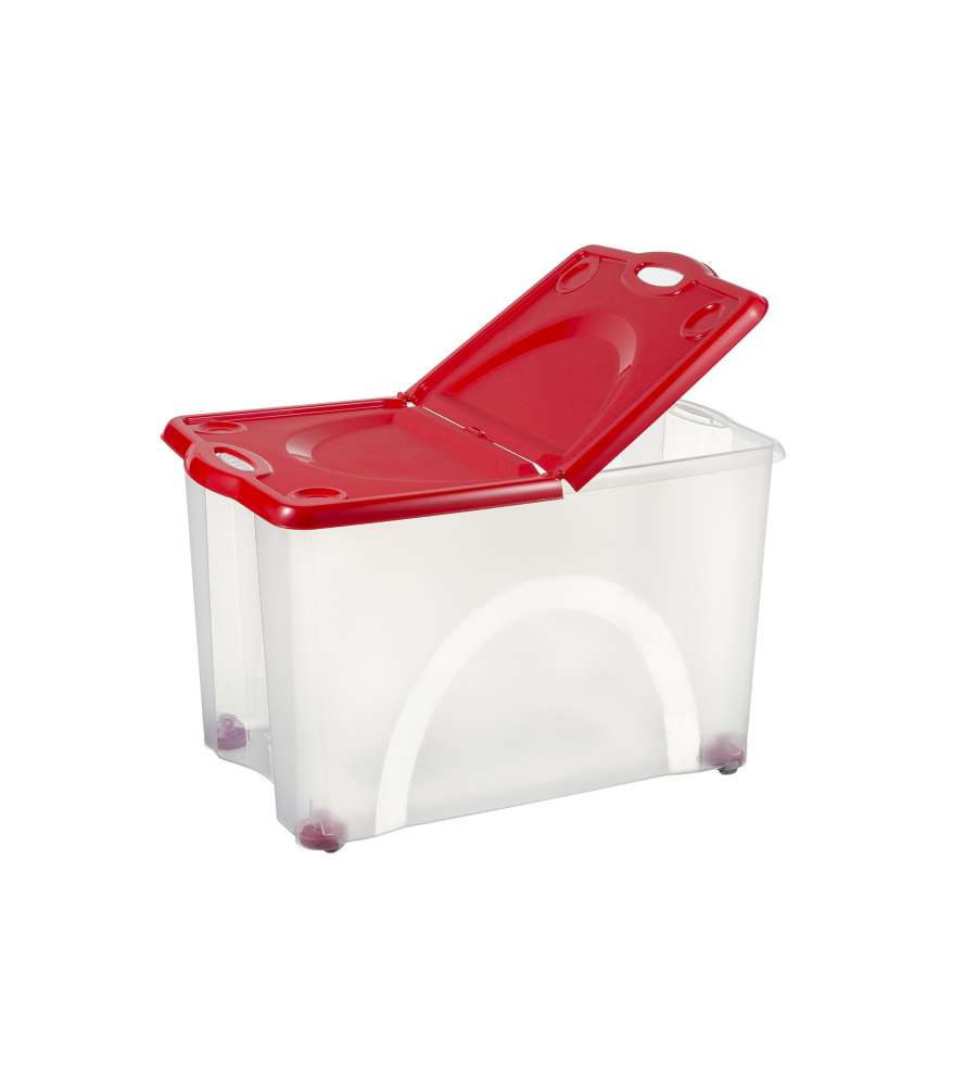 Bama Contenitore Rotobox Multicolore 54L 59x39x36 cm con Ruote