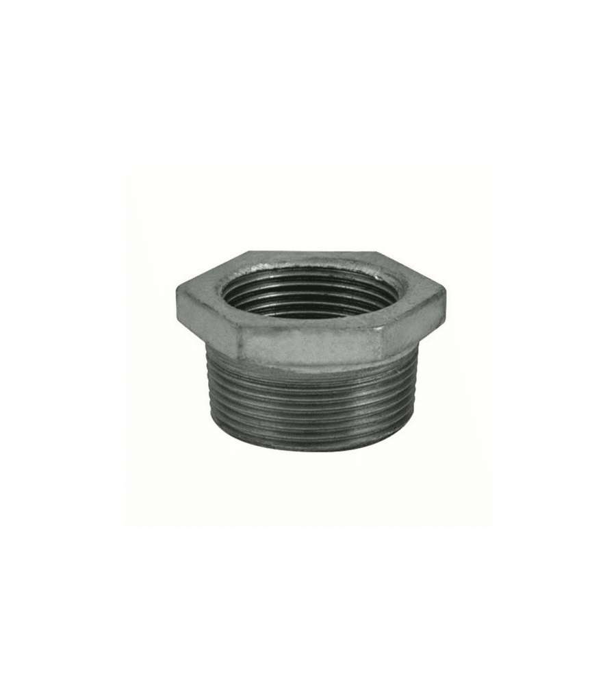 IDRO BRIC Riduzione Ghisa Maschio-Femmina 1/2 x 3/8 Nero Idraulica