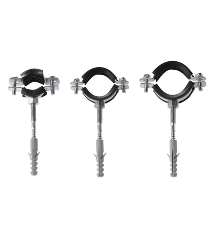 Idrobric Collari Isofonici Pesanti diam. 35 mm in Acciaio Zincato - 2 Pezzi