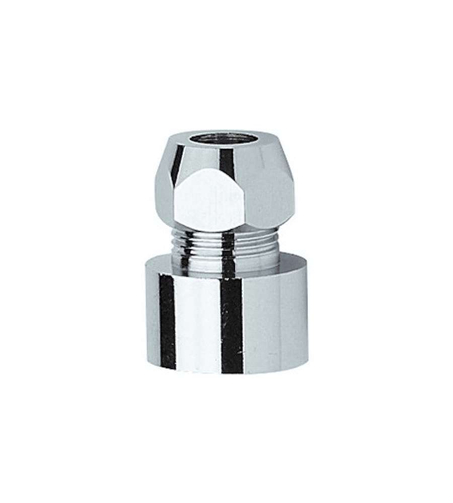 IDRO-BRIC Nipple Femmina Calotta Conica Ottone Cromato 1/2