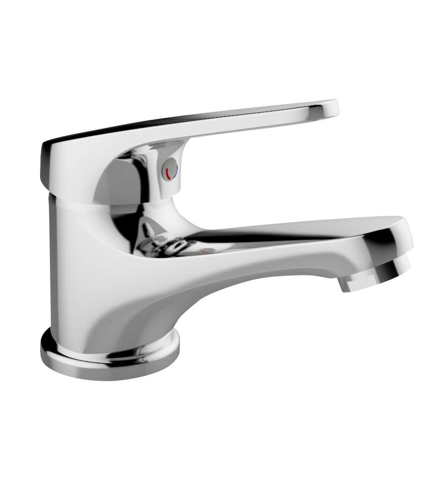 Rubinetto miscelatore lavabo serie Mia cromato