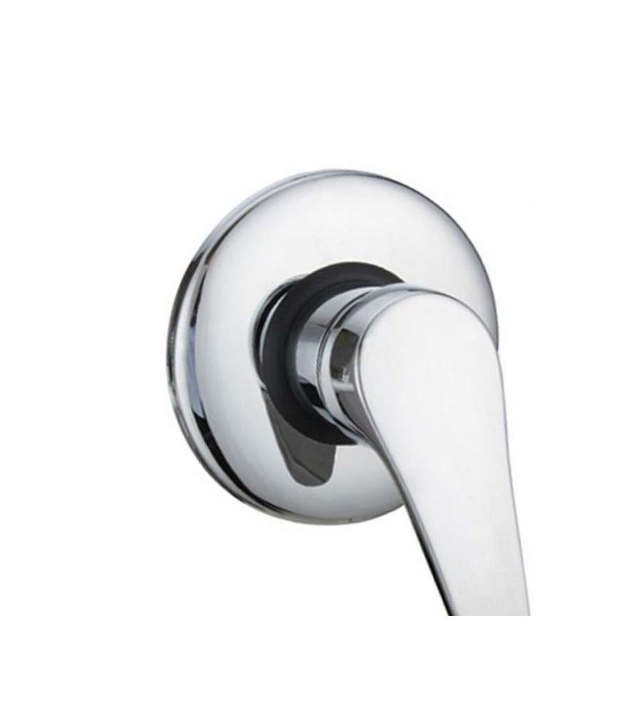 Rubinetto miscelatore monocomando incasso doccia, finitura cromo diam.40 mm