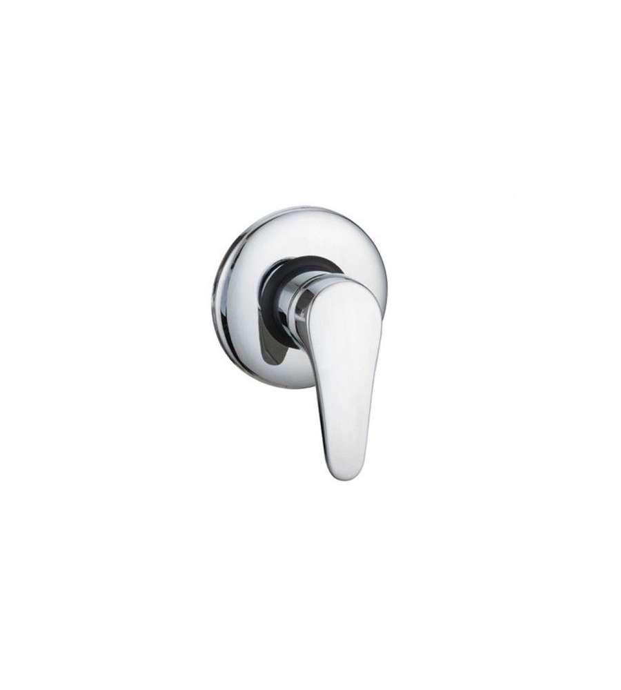 Rubinetto miscelatore monocomando incasso doccia, finitura cromo diam.40 mm