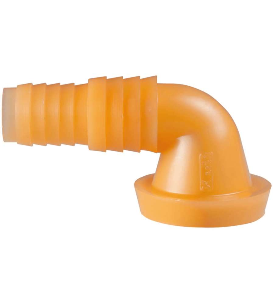 Portagomma Curvo Plastica D.40 mm - Per Tubi D.20/25 mm Giardino