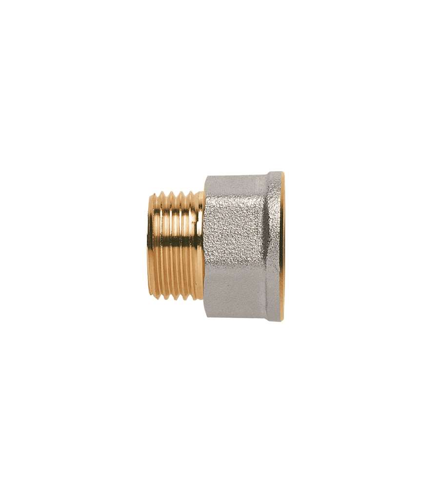 Idrobric Raccordo diritto a compressione per tubo rame 1/2