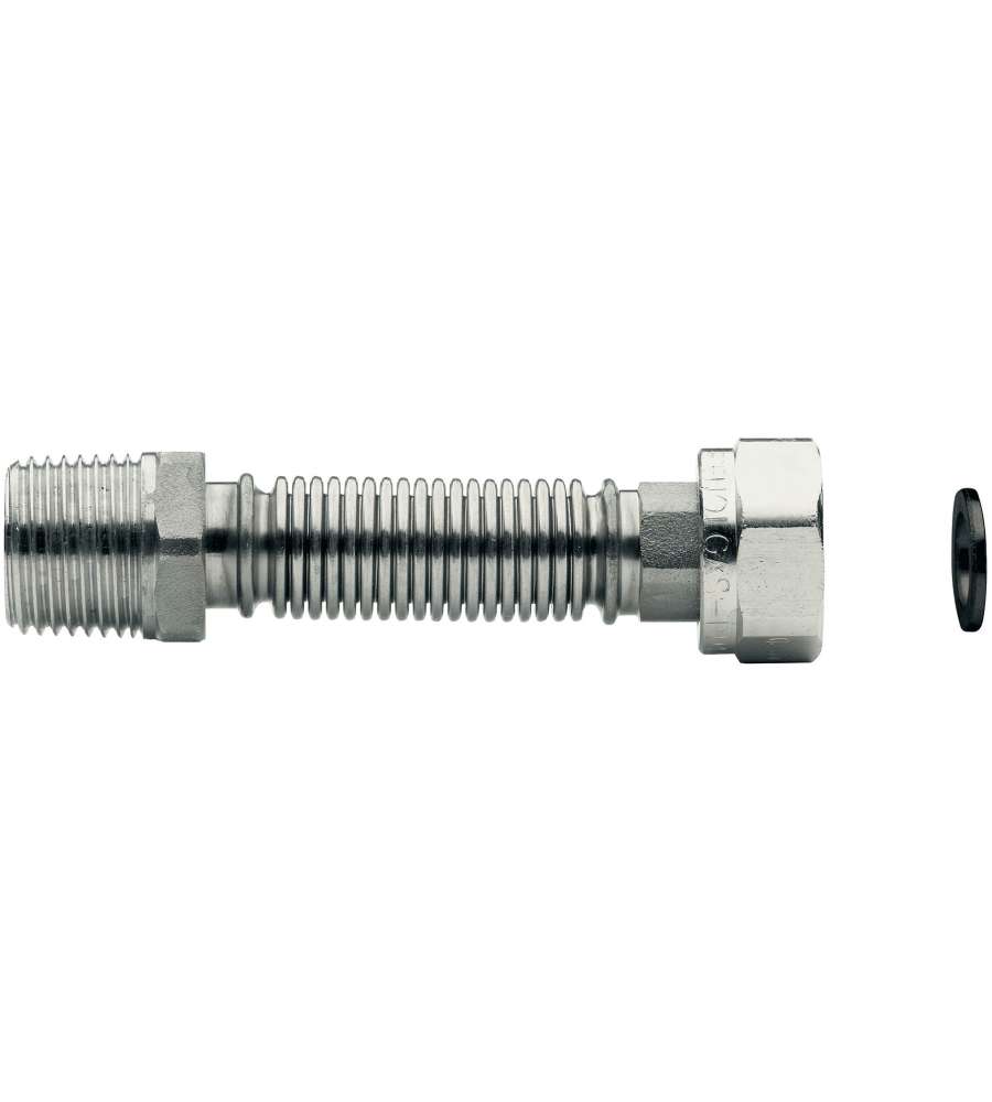 IDRO BRIC Flessibile Estensibile Acciaio Inox 1/2