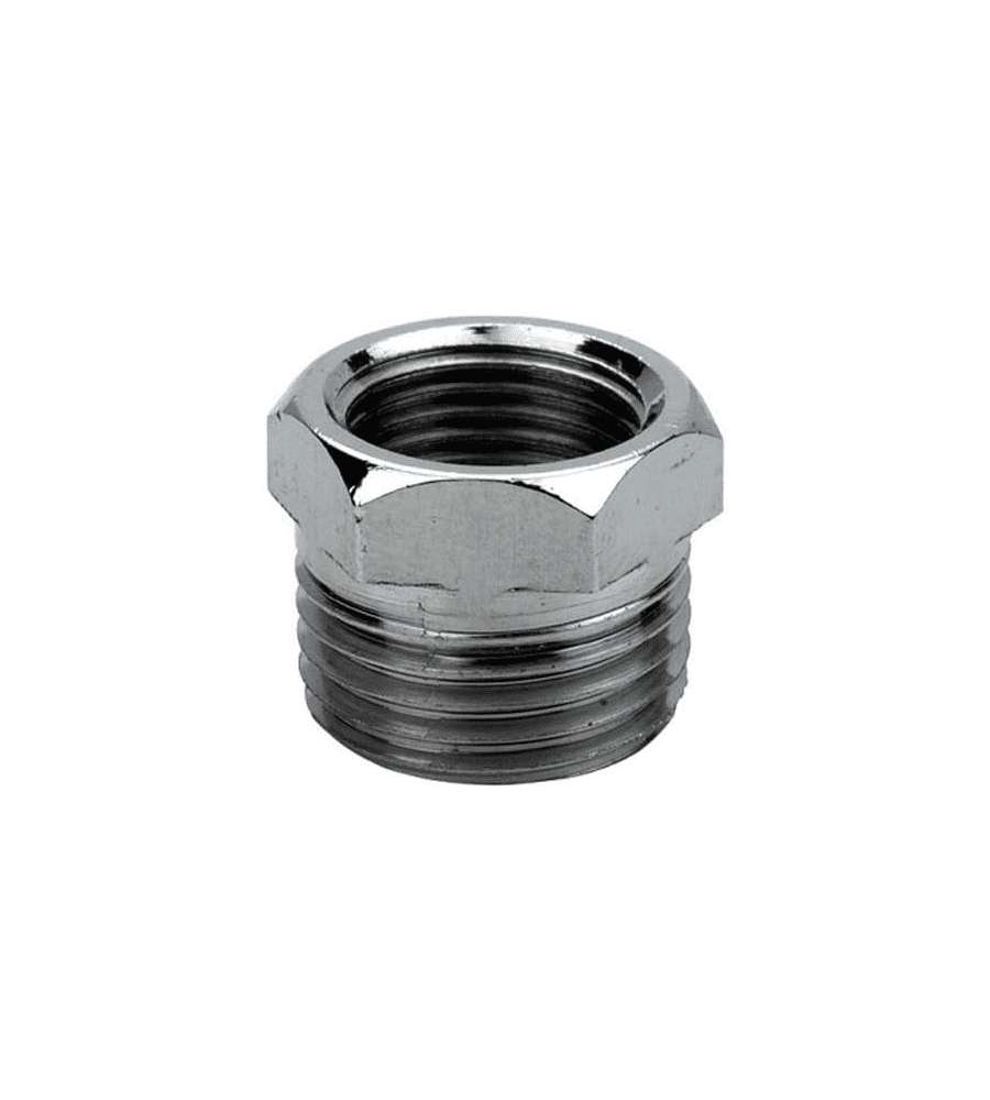 IDRO BRIC Raccordo nipple Ottone Cromato 10x10 mm per impianti gas