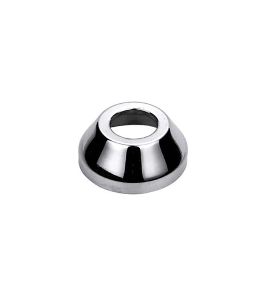 IDRO BRIC Rosetta Bombata Ottone Cromato diam. 77 x 26 mm per Rubinetti