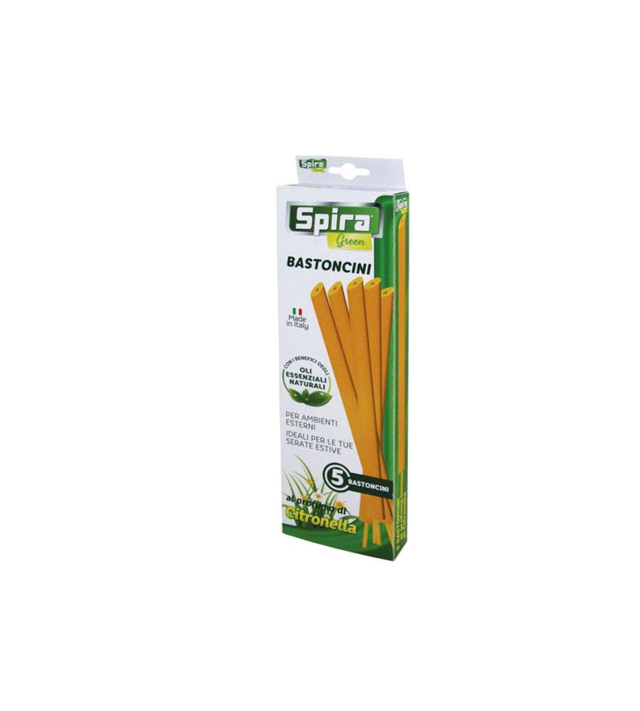 Bastoncino Citronella             Pz 4 Spira Green