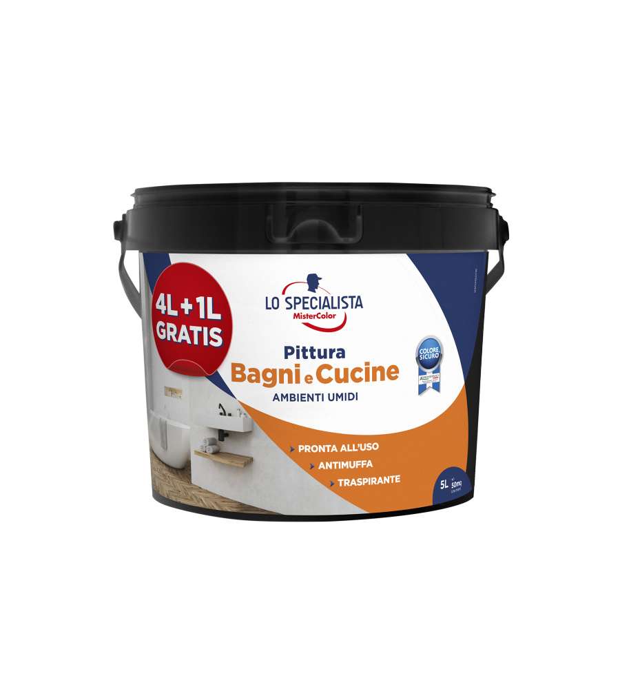 Pittura Traspirante antimuffa 5L