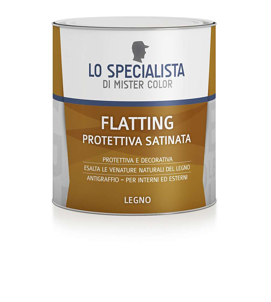 Lo Specialista Flatting all'acqua Satinato 2,5 l Incolore