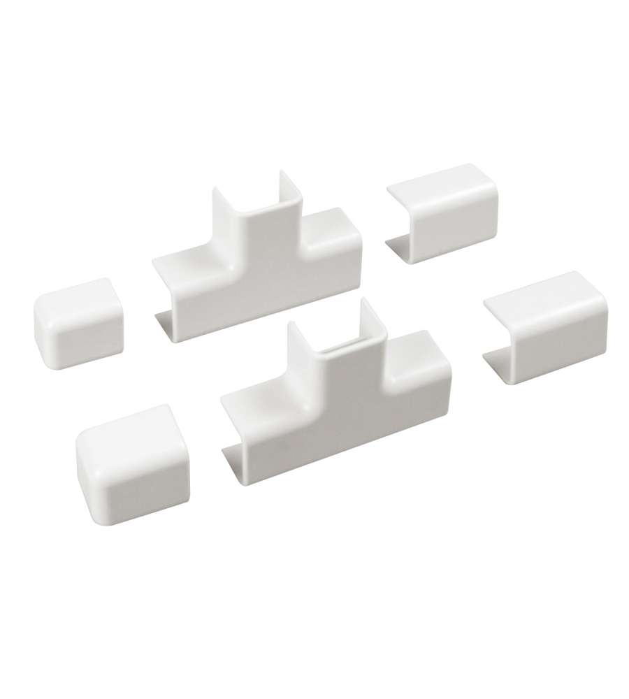 Giunto a T per canale 20 x 15 mm