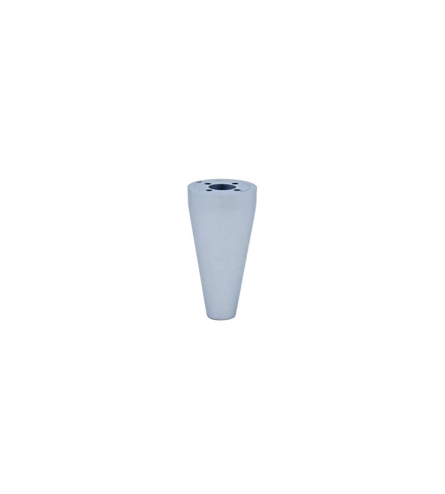 Piedino Cono Plastica Grigia Mm.40X98