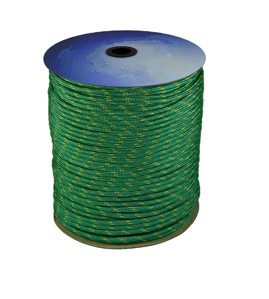 Sacar Corda multiuso bicolore Verde 5mm - Polipropilene resistente e leggera
