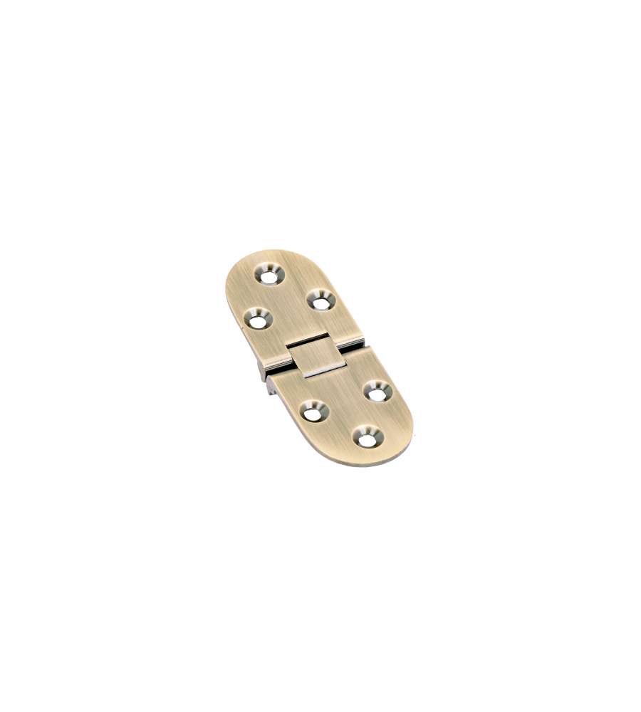Cerniera Biscotto Con Fermo Ottone Bronzato