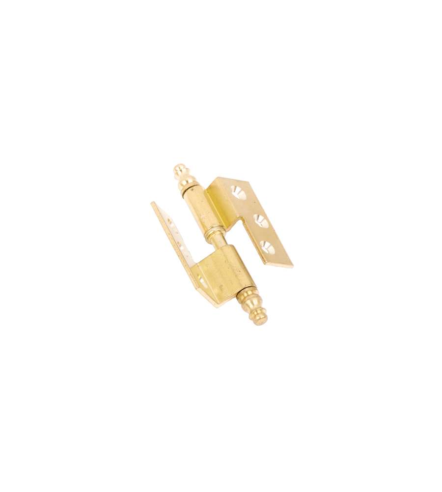 Cerniere Con Collo Canotto Liscio Ottone Lucido Mm.50X40 Sinistra