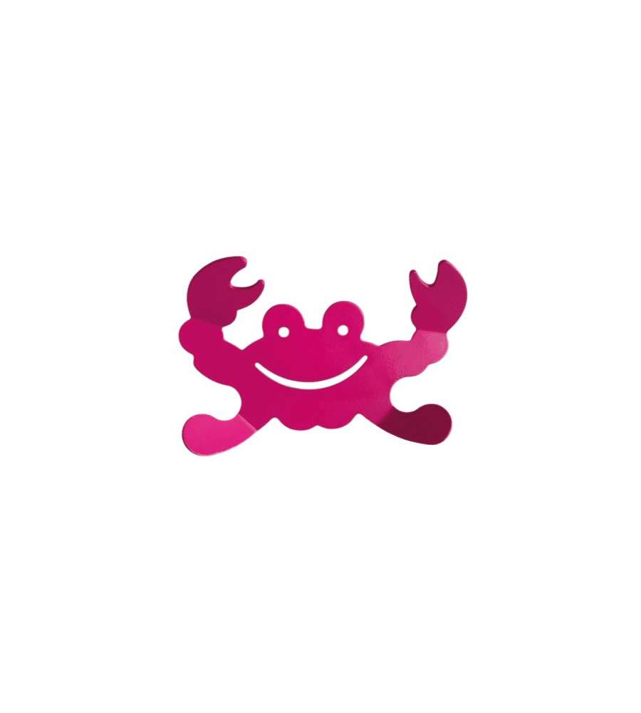 Sacar Portabito Crab Fucsia in Acciaio con 4 Posti per Abiti