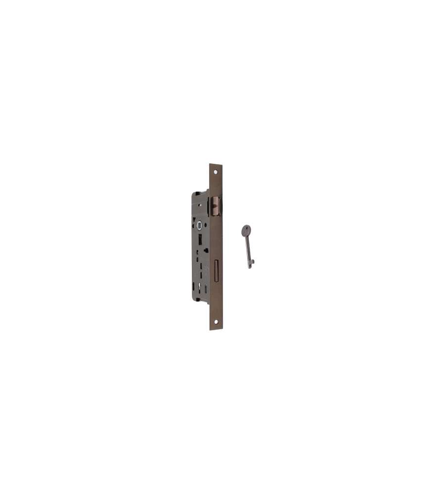 Serratura Patent Bordo Quadro Distanza Mm.90 Entrata Mm.50 Bronzata