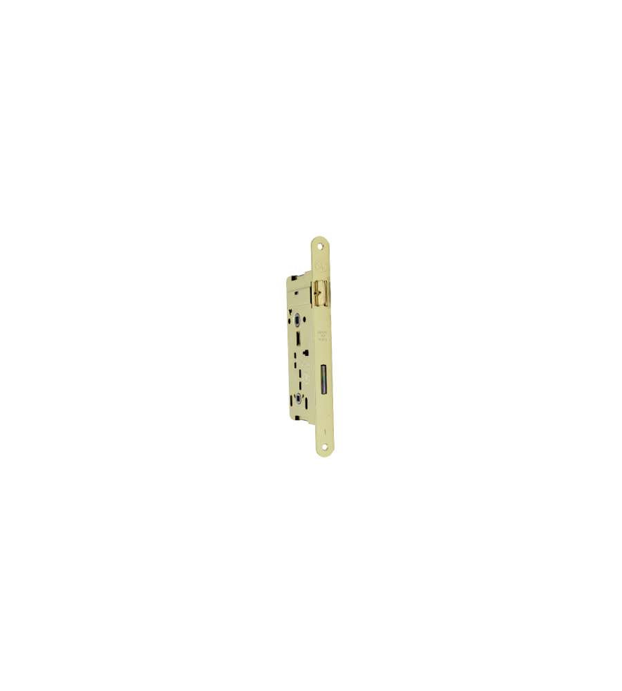 Serratura Patent Doppio Quadro Bordo Tondo Ottonata Entrata Mm.50