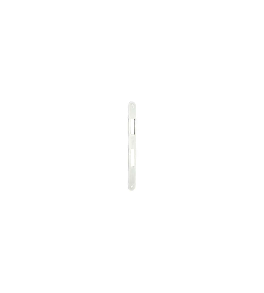 Incontro Bordo Tondo Mm.22 Per Serrature Patent Con Distanza Mm.70 Cromo Satinato