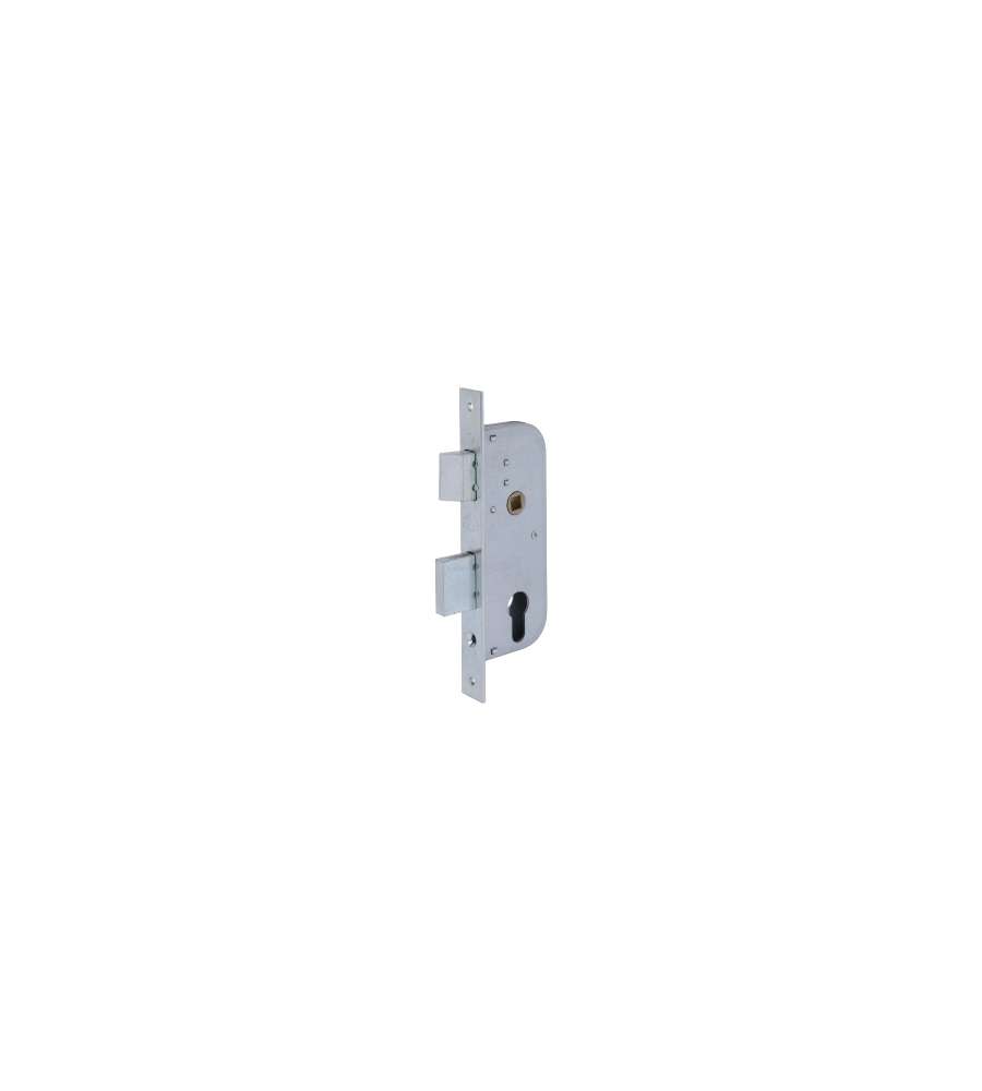 Serratura Per Cancelli Con Cilindro Europeo Distanza Mm.70 Entrata Mm.30