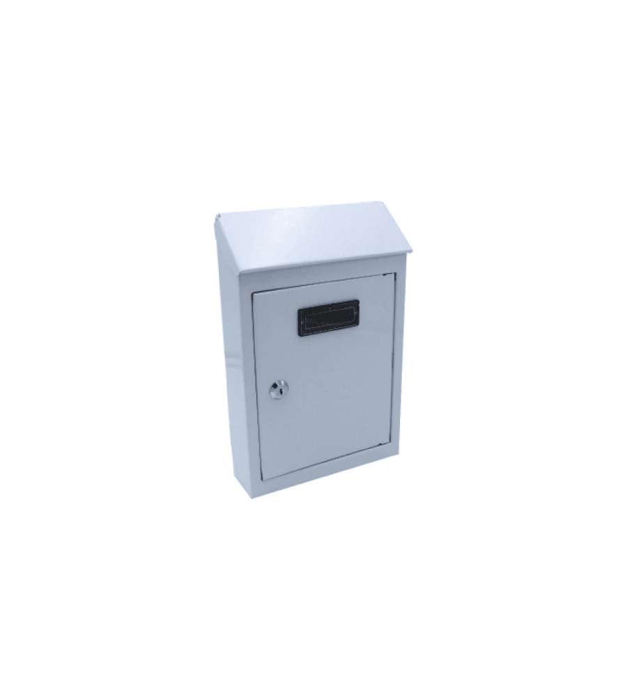Cassetta Postale Small Bianco 200x300x60 mm Lamiera Elettrozincata