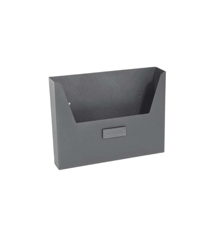 Cassetta Porta Pubblicit� Antracite 255x340x50 mm in Acciaio Verniciato