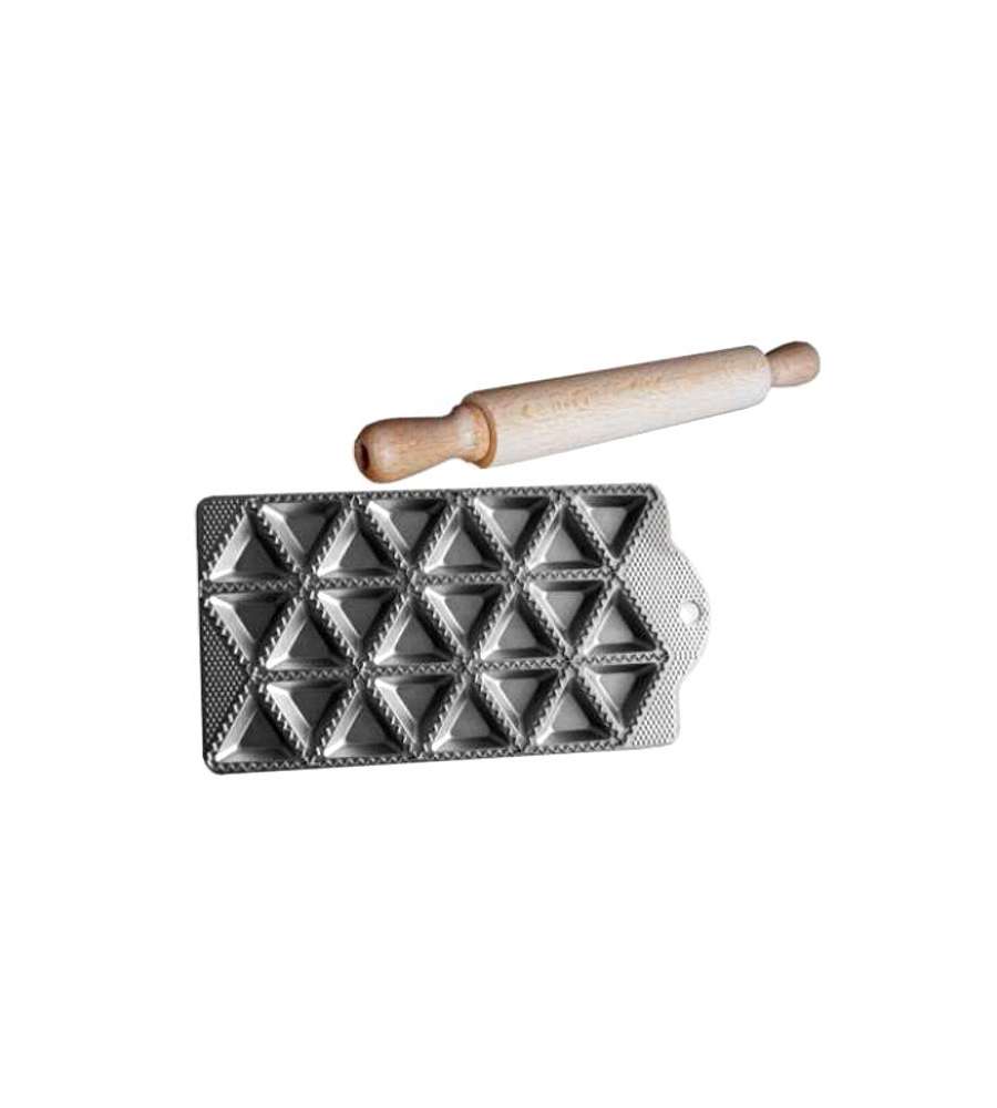 Stampo Ravioli Triangolare 24 Con Rullo  Ottinetti