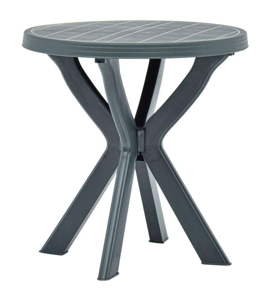 Ipae Progarden Tavolo da Giardino Don in Resina - Verde - 70cm H72cm